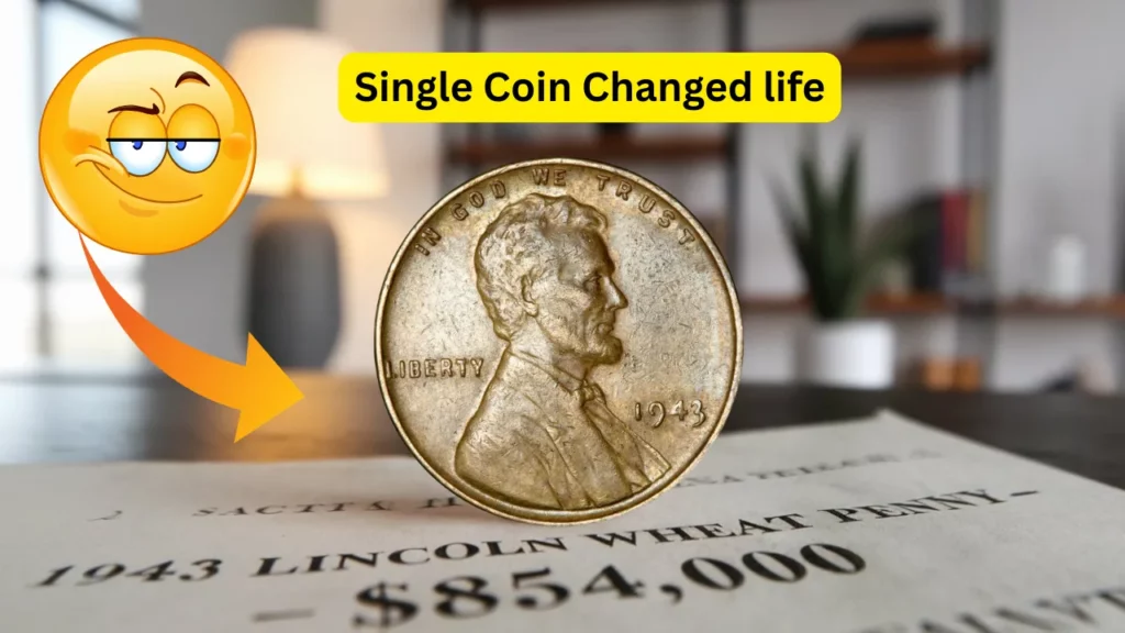 Lincoln Wheat Penny From 1943